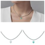 Collana bead con cuoricino Tiffany prezzo 290 euro