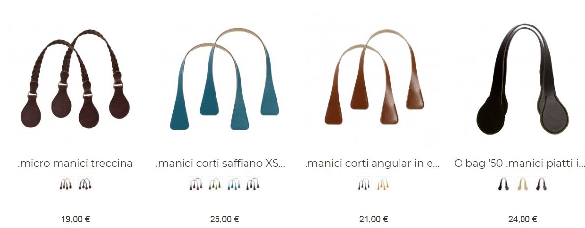 Manici in ecopelle Borse O bag 2015