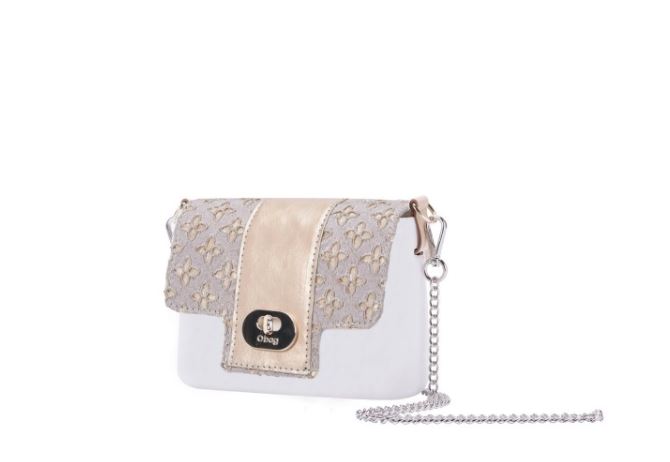 Nuova O Pocket Micro con pattina in sangallo metallizzato estate 2018