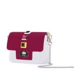 Nuova borsa O Bag O Pocket Micro con pattina in ecopelle con borchie colorate primavera estate 2018