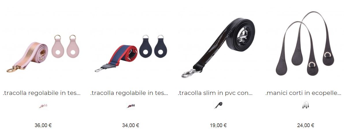 Nuovi manici e tracolle o bag 2018