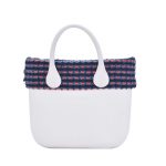 Nuovo Bordo Borsa O Bag Mini estate 2018 in denim traforato