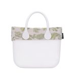 Nuovo Bordo Borse O bag Mini in tessuto fantasia foglie estate 2018