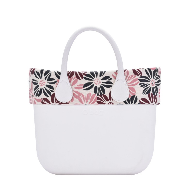 Nuovo Bordo Borse O bag Mini in tessuto flower mania estate 2018