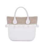 Nuovo bordo borsa O Bag Mini estate 2018 con pom pom
