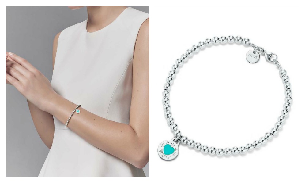 Nuovo bracciale con ciondolo Tiffany 2018 prezzo 170 euro