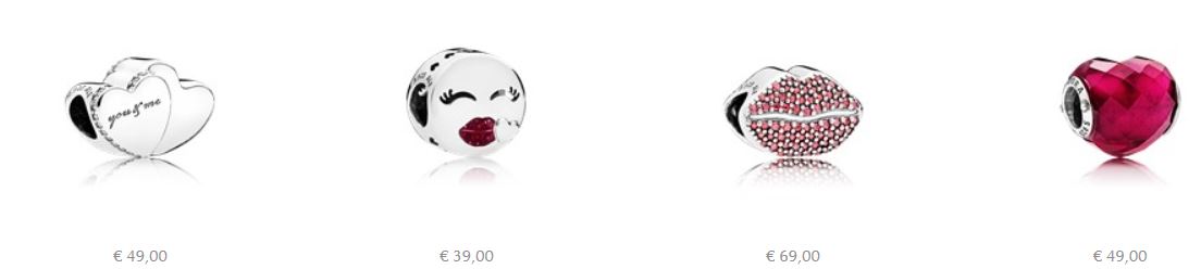 Pandora charm per innamorati