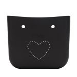 Scocca O Bag nera San Valentino 2018 con cuore prezzo 62 euro