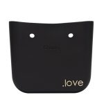 Scocca O Bag nera San Valentino 2018 con scritta Love prezzo 49 euro
