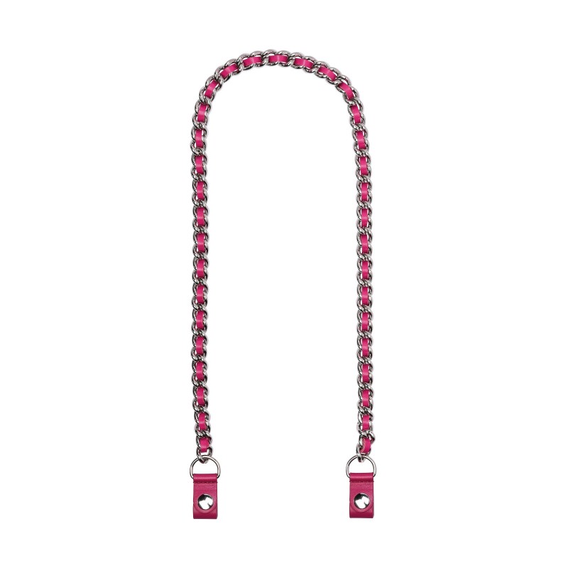 Tracolla in ecopelle con catena per borsa O Pocket micro
