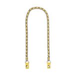 Tracolla in ecopelle con catena per borsa O bag O Pocket micro