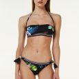 Bikini a fascia stampa tropicale modello Riccione