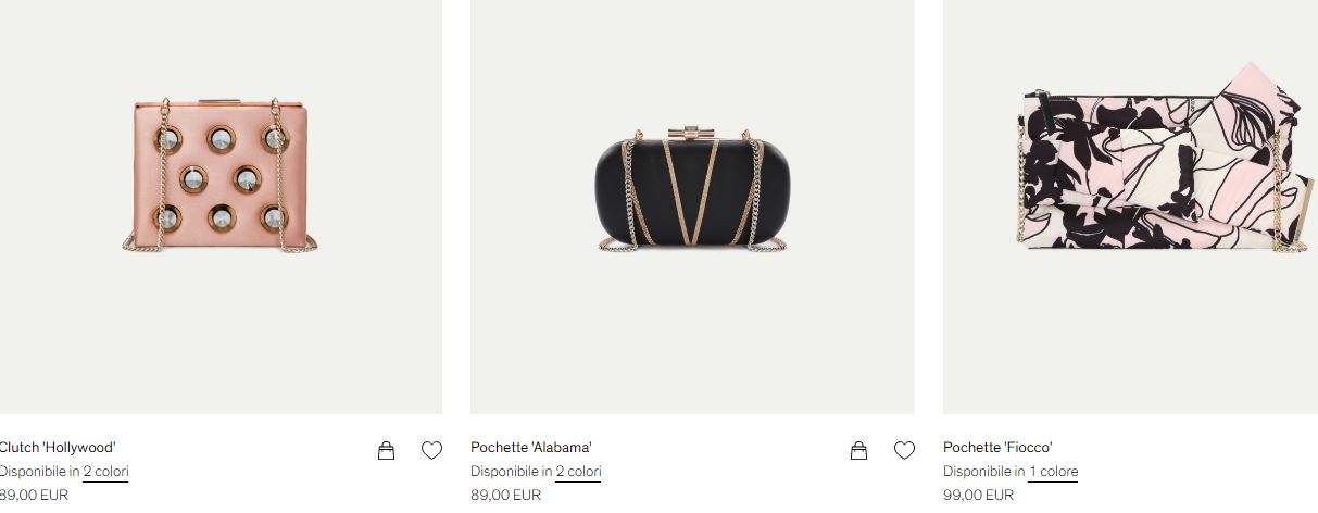 Clutch e pochette Liu Jo collezione primavera estate 2018