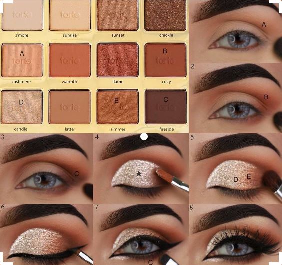 Foto tutorial trucco occhi