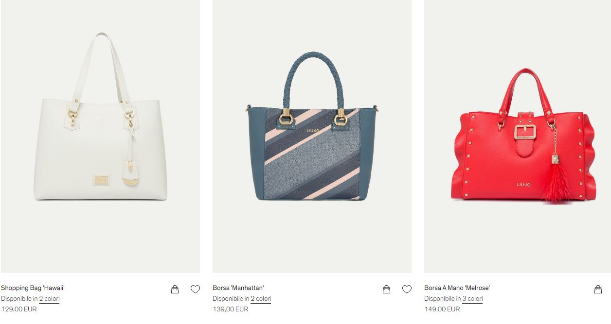 Liu Jo Borse catalogo primavera estate 2018