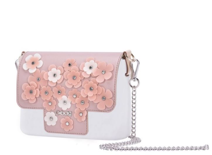 Nuova Pattina O Pocket in ecopelle con fiorellini in pvc estate 2018 prezzo 52 euro