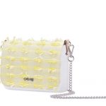 Nuova pattina O Pocket di O bag in tessuto giallo primavera estate 2018 prezzo 34 euro