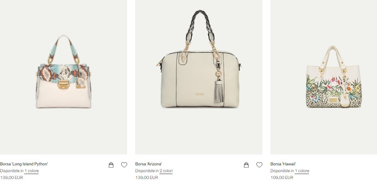 Nuove Borse a mano Liu Jo primavera estate 2018