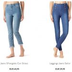 Nuovi leggings e jeans Calzedonia primavera estate 2018