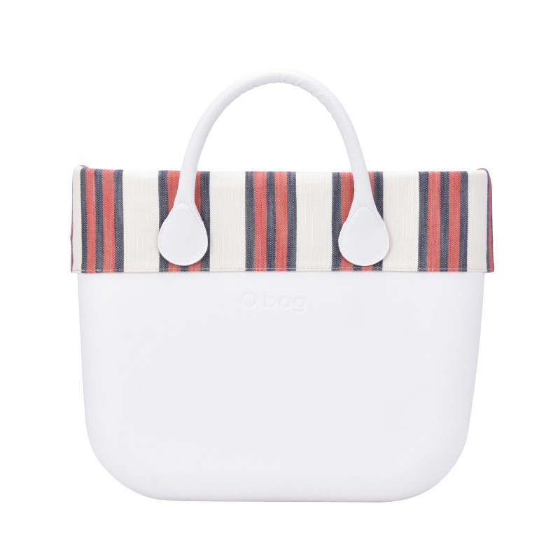 Nuovo Bordo Borsa O Bag collezione primavera estate 2018 in tessuto a righe verticali