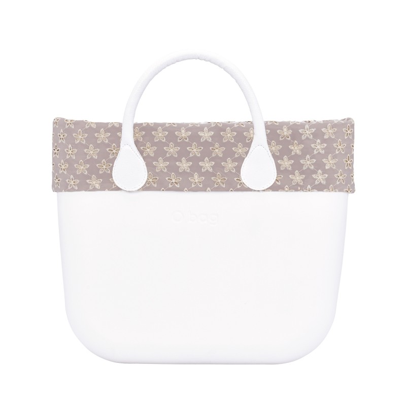 Nuovo Bordo Borsa O Bag collezione primavera estate 2018 in tessuto sangallo