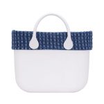 Nuovo bordo borsa O Bag estate 2018 in tessuto denim traforato