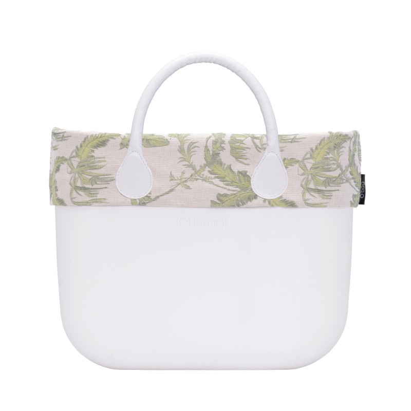 Nuovo bordo borsa O Bag estate 2018 in tessuto fantasia foglie
