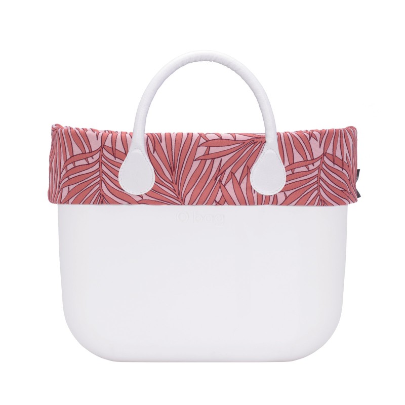 Nuovo bordo borsa O Bag estate 2018 in tessuto fantasia palma sangria