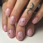 Semplice e delicata Nail Art primavera 2018