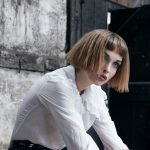 Taglio capelli caschetto con frangetta corta