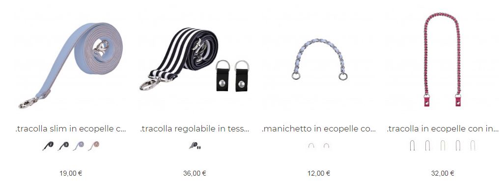Tracolle e manici borse O Pocket
