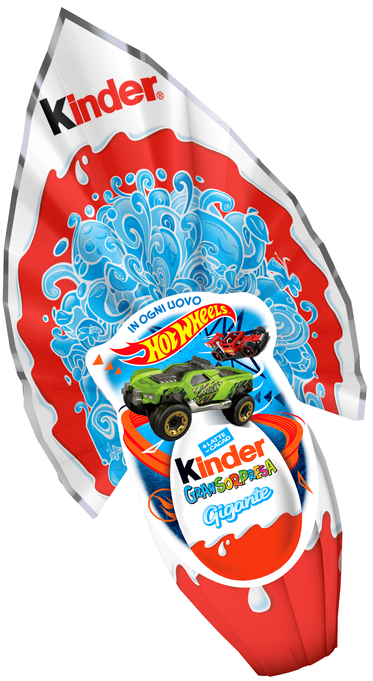 Uovo di Pasqua Kinder 2018 Hot Wheels