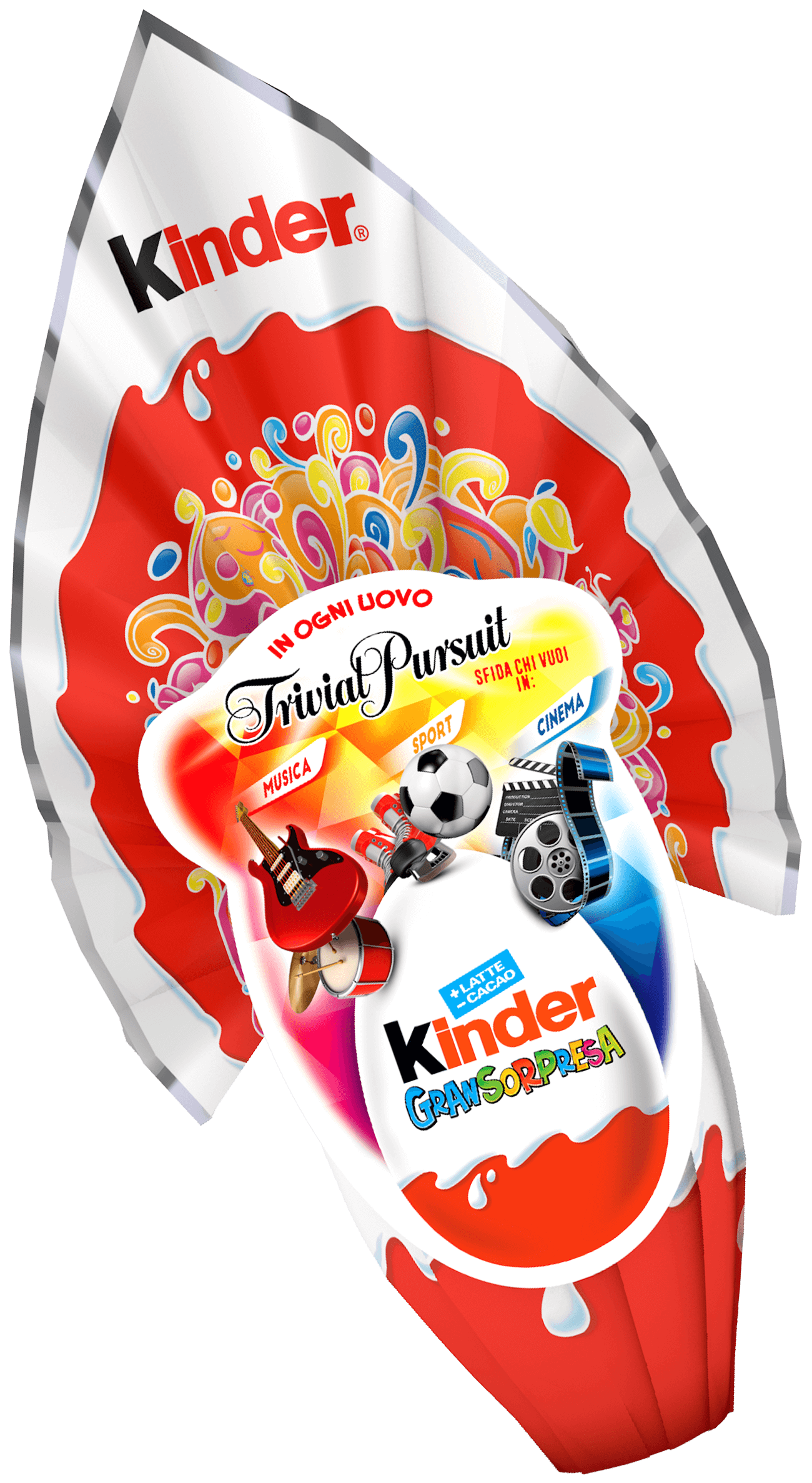 Uovo di Pasqua Kinder 2018 Trivial Pursuit