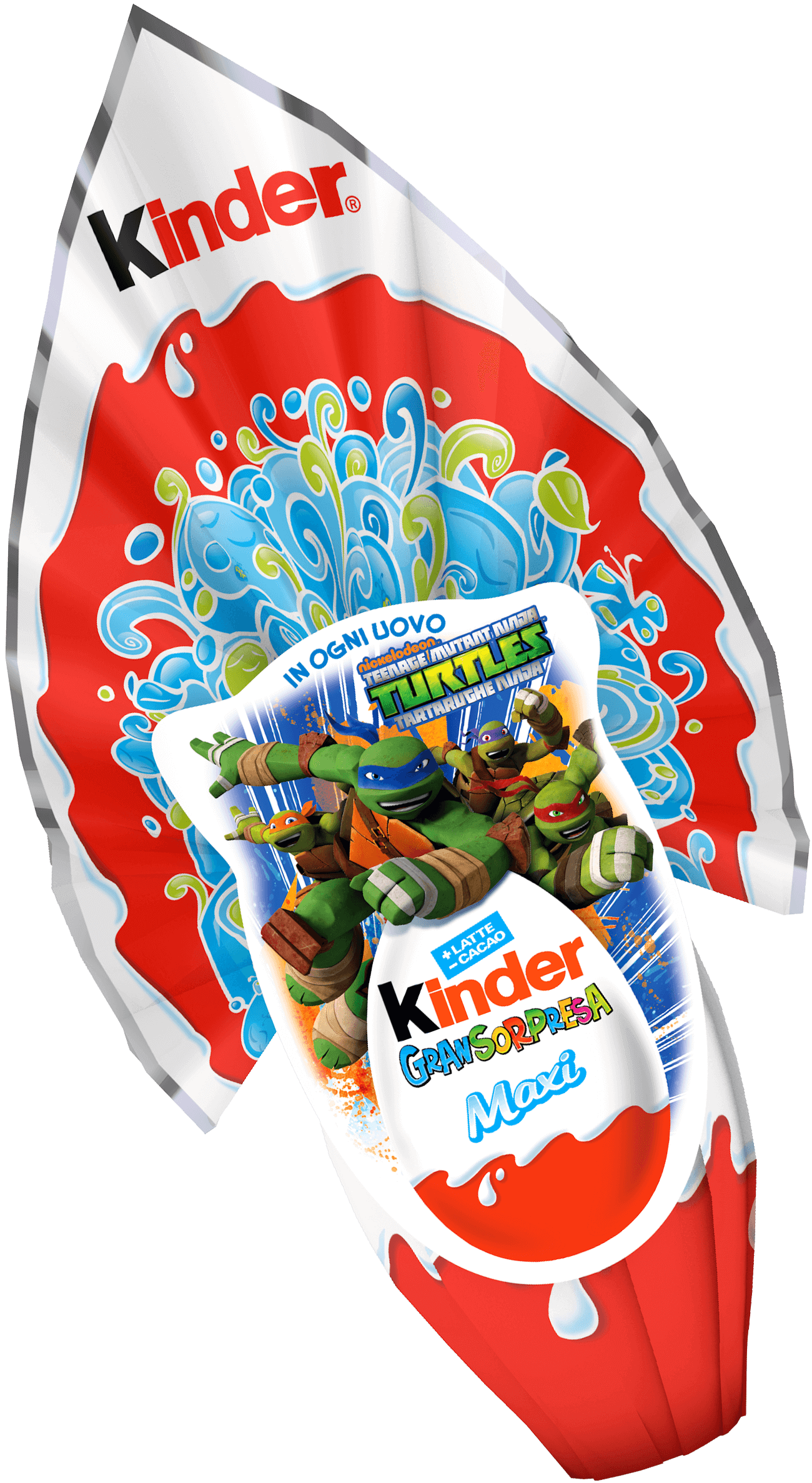 uovo di Pasqua kinder 2018 Turtles