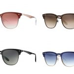 Nuovi occhiali da sole Ray Ban donna estate 2018 modello Blaze Clubmaster