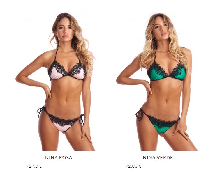 Bikini Lovers a triangolo con pizzo mod Nina