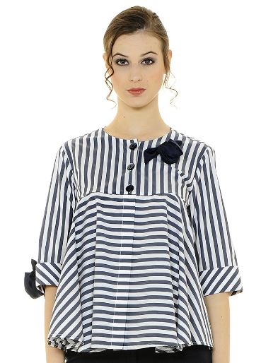 Blusa a righe Nara Camicie estate 2018