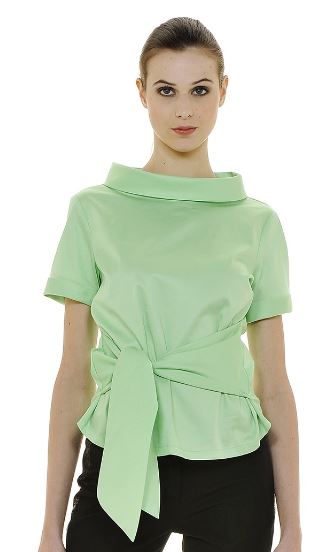 Blusa con collo ad anello Nara Camicie estate 2018