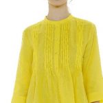 Blusa maniche a tre quarti in lino Nara Camicie