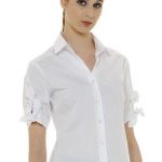 Camicia maniche corte con nodini estate 2018