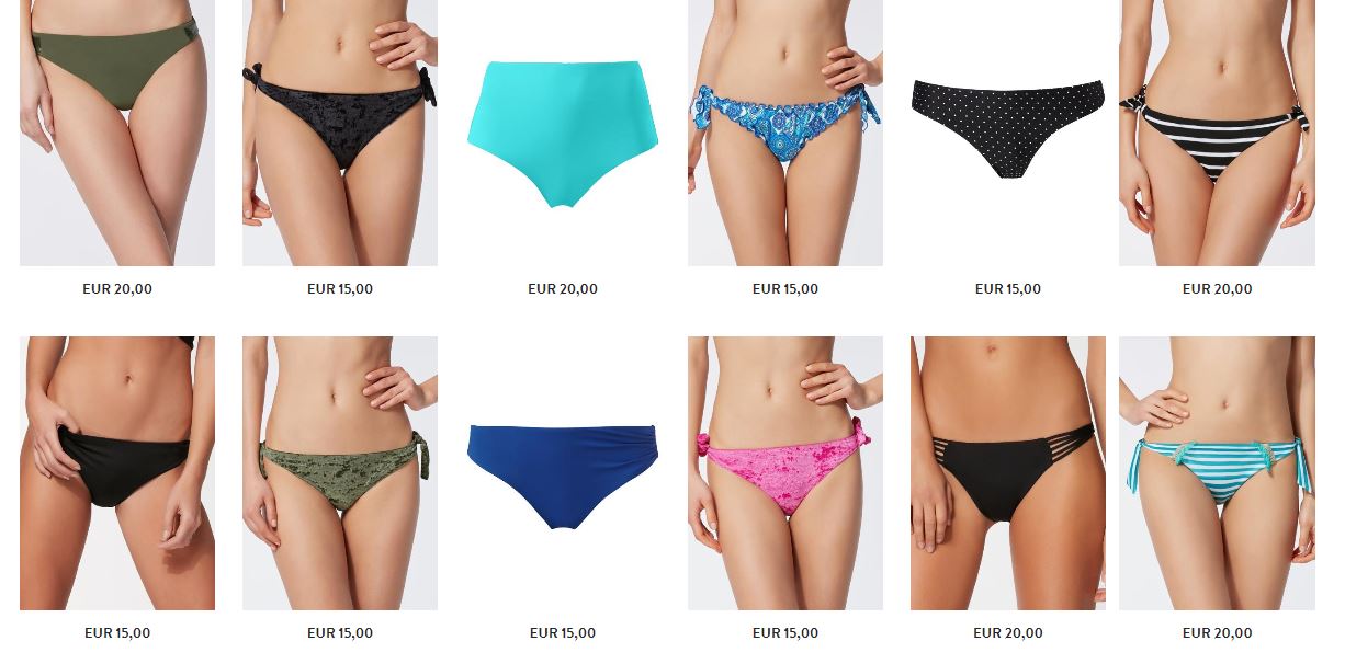 Catalogo slip costumi da bagno bikini Calzedonia estate 2018