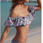 Costume da bagno con top con volant Goldenpoint estate 2018