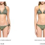 Costumi da bagno bikini Sundek stampa animalier estate 2018