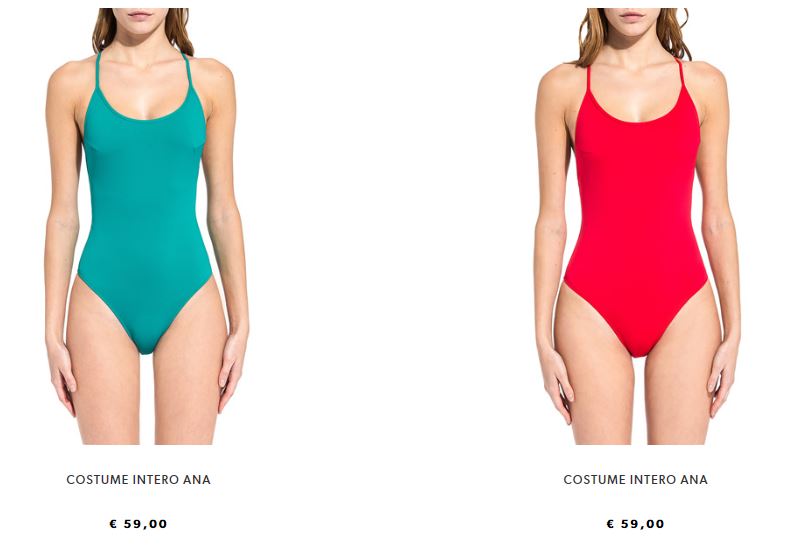 Costumi interi Sundek modello Ana estate 2018