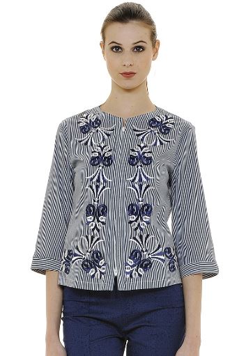 Giacchino con zip Nara Camicie primavera estate 2018