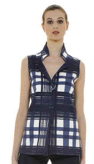 Gilet a quadri Nara Camicie 2018