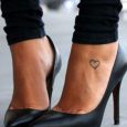 Immagine Tatuaggio cuore sul piede