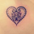 Immagine Tatuaggio cuore sulla schiena