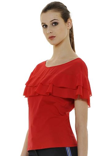 Maglia con volant Nara Camicie estate 2018