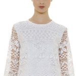 Maglia maniche a tre quarti in pizzo Nara Camicie